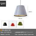 Gray Nordic Modern Felt Pendant Lamp In Home